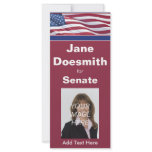 Politcal Election Campaign Rack Card Template