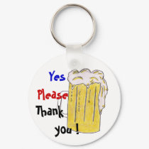Polite Beer Keychain