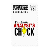POLITICAL ANALYST’S CHICK postage by professiongifts POLITICAL ANALYST’S CHICK postage