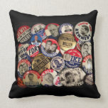 Political Button Pillow
