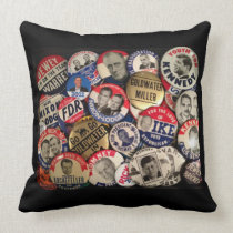 Political Button Pillow