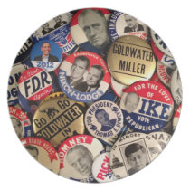 Political Button Plates