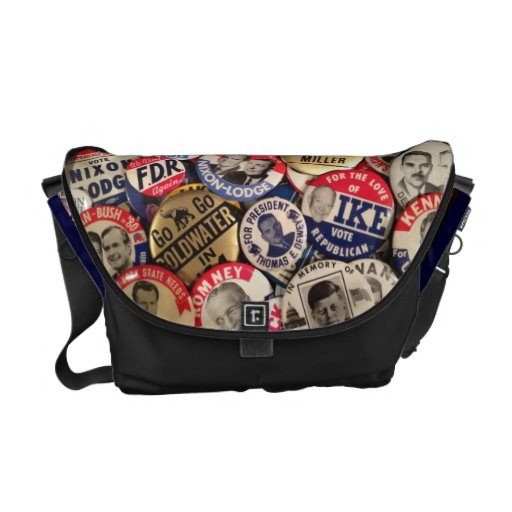 Political Button Shoulder Bag Messenger Bags