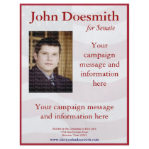 Political Campaign Flyer Template