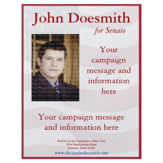 Political Campaign Flyer Template