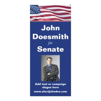 Political Campaign Rack Card Template