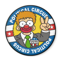 Political Circus Magnet by wislander Political Circus Magnet