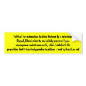 Political Correctness bumper stickers by lnkmastr Political Correctness bumper stickers