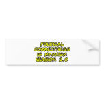 political correctness is marxism version 2.0 bumper sticker