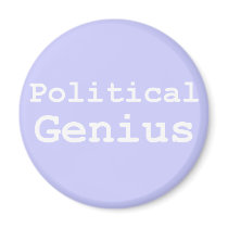 Political Genius Gifts magnets
