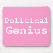 Political Genius Gifts mousepads