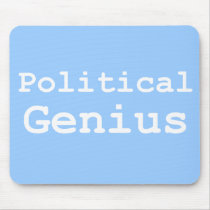 Political Genius Gifts mousepads