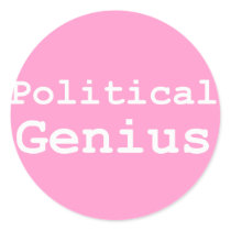 Political Genius Gifts stickers
