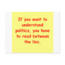 political joke postcards
