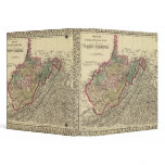 Political Map of West Virginia binders