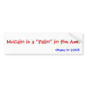 Political Obama Bumper Stickers ... Palin McCain bumper stickers by MakeASticker Political Obama Bumper Stickers ... Palin McCain bumper stickers