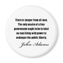 Political quotes by John Adams Fridge Magnet