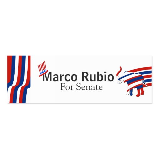 Political Republican  US Business Cards (front side)