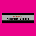 Politically Incorrect Bookmark Business Card