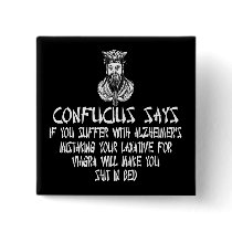 Politically incorrectConfucius buttons