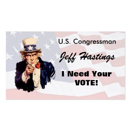 Politician Business Card Template