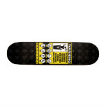 Politician Warning Skateboard
