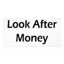 Politicians Look After Money Not People photo cards