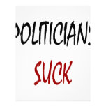 Politicians Suck Letterhead Design