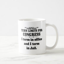 Politics: Term Limits For Congress Mug