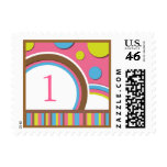 Polk a Dot Postage Stamp