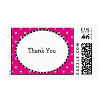 Polk a Dot Thank You Stamp