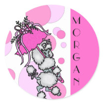 Polk-a-dots N Poodles- Customizable stickers by CookieCrumblers Polk-a-dots N Poodles- Customizable stickers