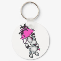 Polk-a-dots N Poodles keychains by CookieCrumblers Polk-a-dots N Poodles keychains