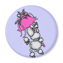 Polk-a-dots N Poodles magnets