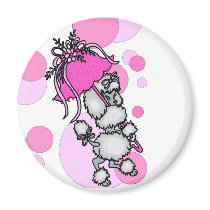 Polk-a-dots N Poodles magnets