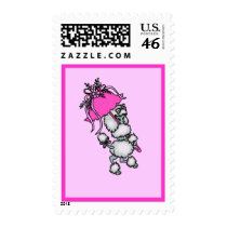 Polk-a-dots N Poodles postage