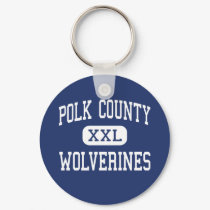 Polk County - Wolverines - High - Columbus keychains by customteamsportswear Polk County - Wolverines - High - Columbus keychains