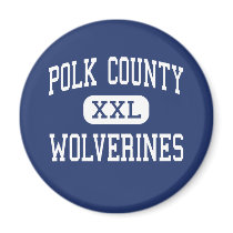Polk County - Wolverines - High - Columbus magnets