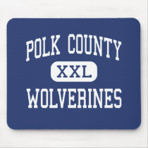 Polk County - Wolverines - High - Columbus mousepads by customteamsportswear Polk County - Wolverines - High - Columbus mousepads