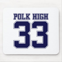Polk High Bundy back Mouse Mats