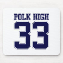 Polk High Bundy back mousepads by Zerotees Polk High Bundy back mousepads