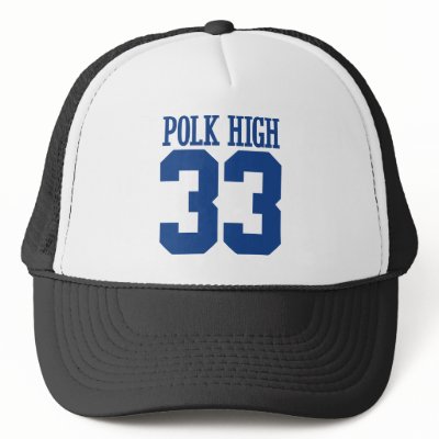 polk high trucker hat by strk3