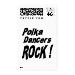 Polka Dancers Rock ! Postage
