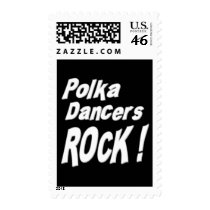 Polka Dancers Rock ! postage by TShirtDotCom Polka Dancers Rock ! postage