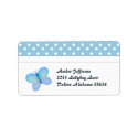 Polka Dot and Butterfly Address Labels