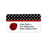 Polka Dot and Lady Bug Address Labels