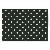 polka dot background greeting card