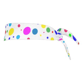 Polka Dot Balloon Bubbles Tie Headband