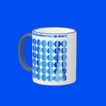Polka Dot Bamboo Coffee Mug