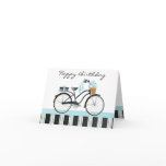 Polka Dot Bike Greeting Cards